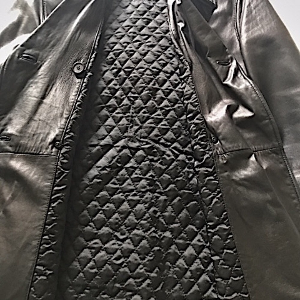 *Yummy Buttery Soft Lambskin Leather Jacket, Runs Bigger-Women's SZ XS, Black - Picture 4 of 10